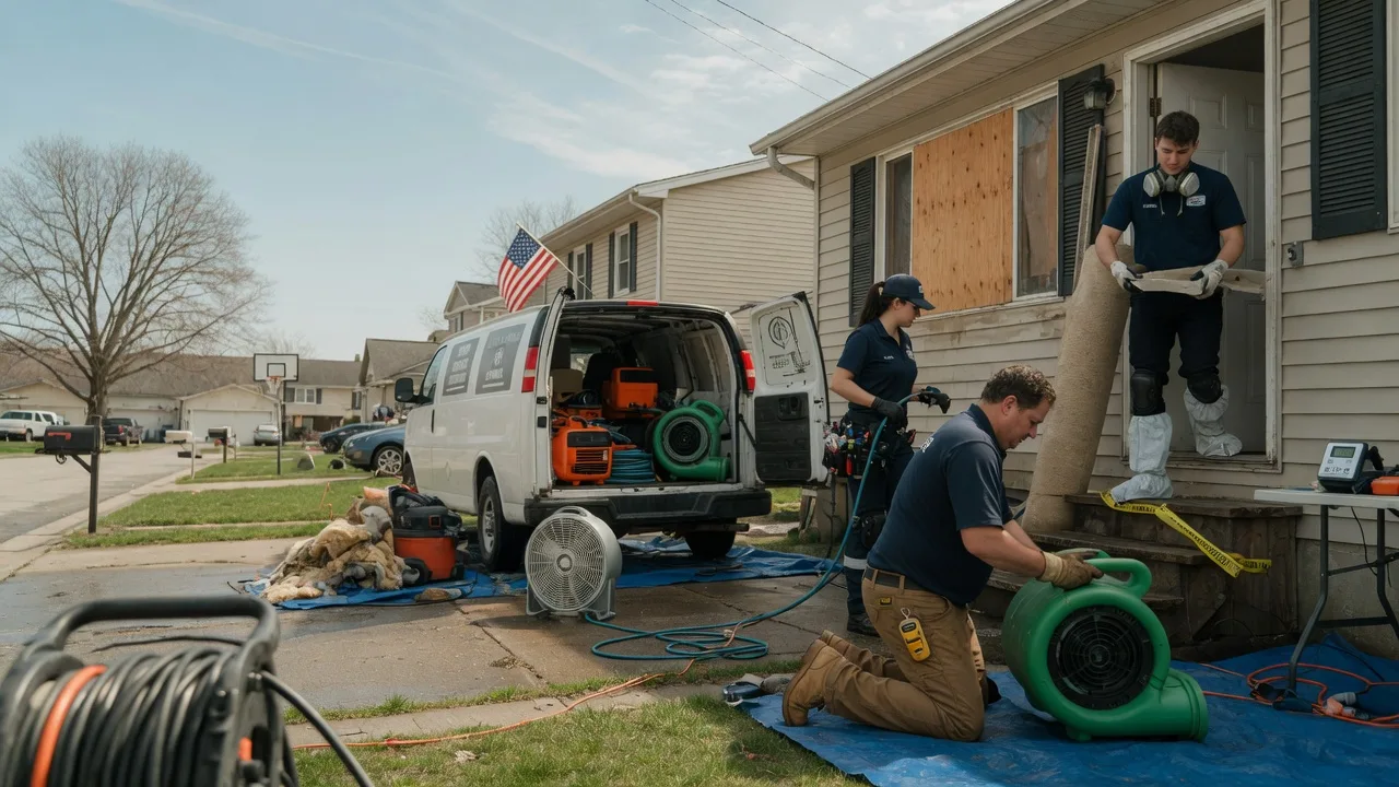 Water Damage Restoration in Waukau, WI near me